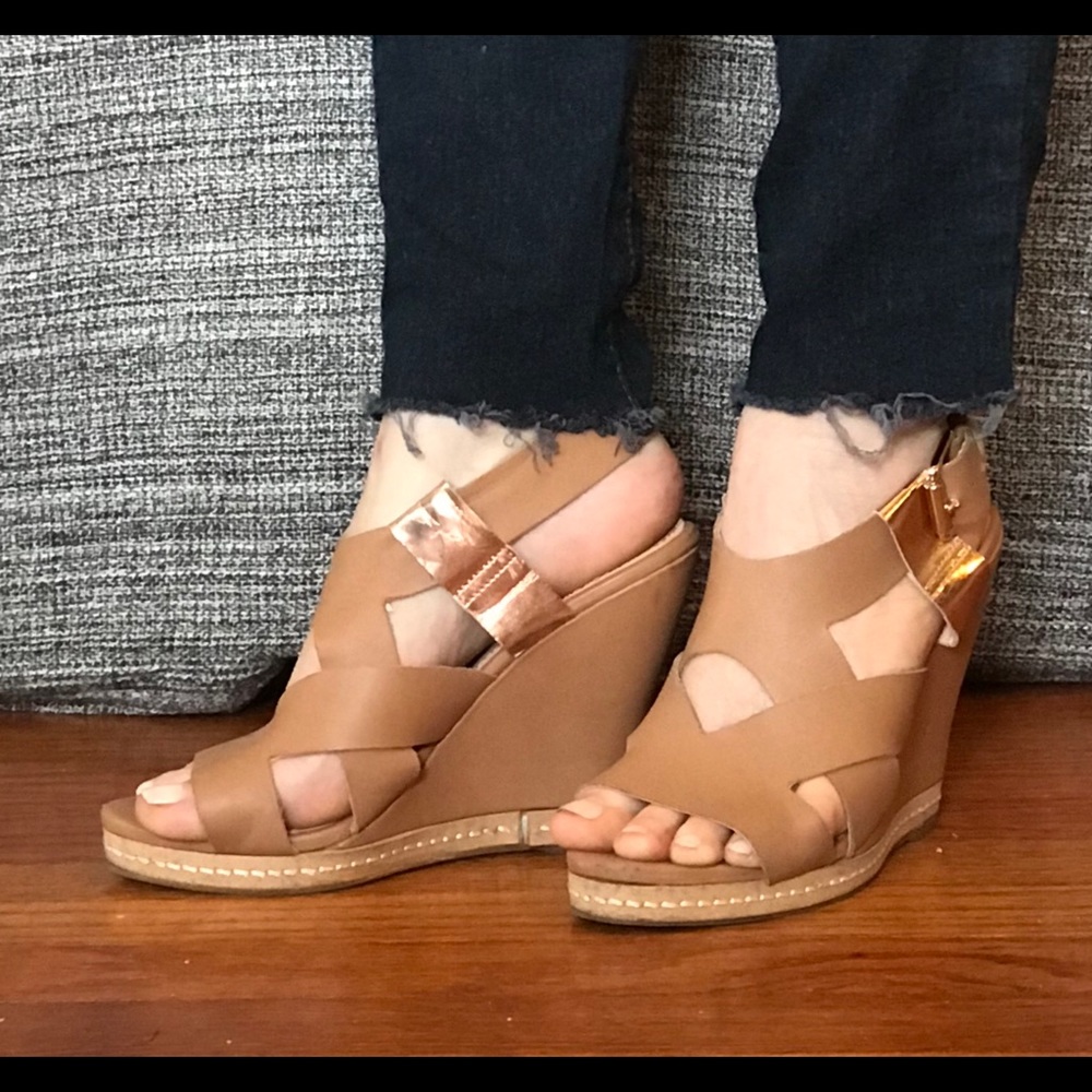 Platform Sandals Camel Color - Picture 3 of 8
